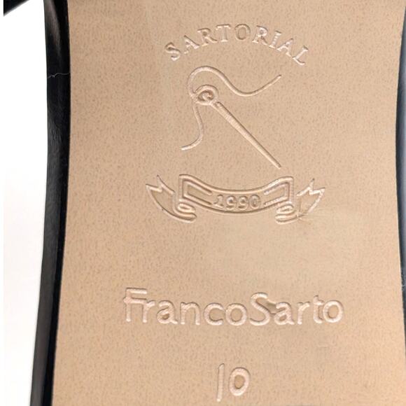 Franco Sarto Jacer Block Heel Slingback Pump Women's Black Size US10M EU41 - Picture 11 of 12